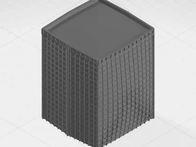 Force Protection HESCO bastion barrier T-Wall K-Rail 3D print model
