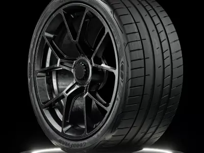 Goodyear Eagle F1 SuperSport 305 30 R21 104Y NA0 3D model