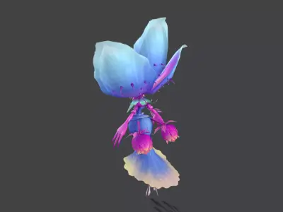 Flower Fairy Low-poly 3D model purchase