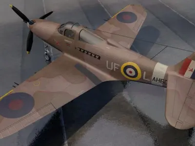 Bell P-39Q Airacobra 3D model