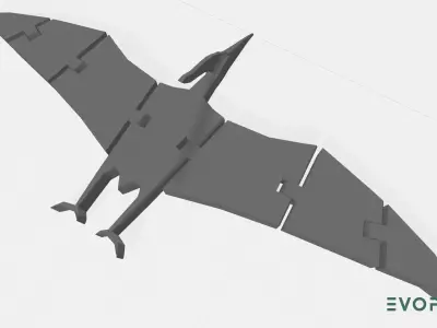 Articulated Pteranodon Free 3D print model