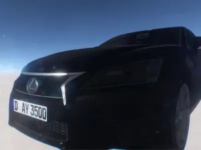 Lexus Gs Low-poly 3D model