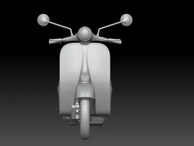 vespa for pin-up 3D print model