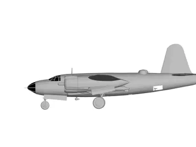 Martin B-26 Marauder 3D model
