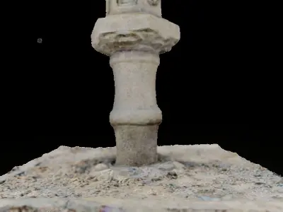 Korean Traditional Stupa SariraTop 3D model