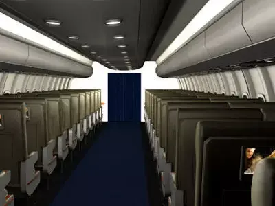 Interior plane 2 3D model