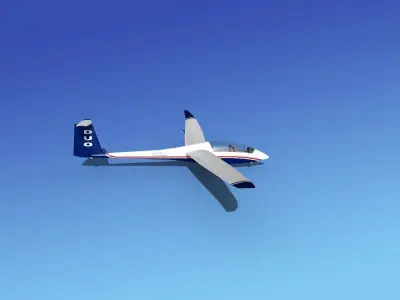 Duo Discus Sailplane 3D model