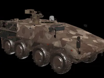 APC Boxer Desert Dirt 3D model