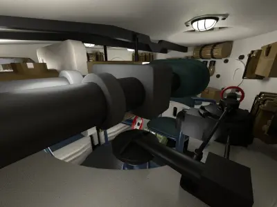 Panzer Tiger Tank Early with interior 3D model