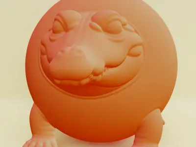 Glorbo Fruttodrillo Italian brainrot Printable 3D print model