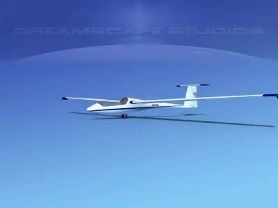 Centrair C-101 Pegase V01 Low-poly 3D model