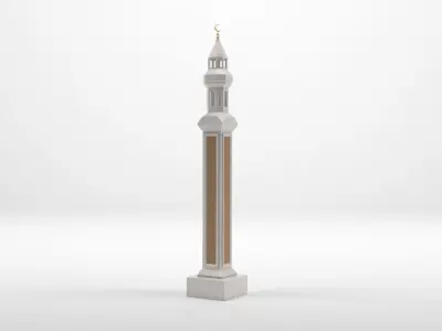 Islamic Minaret 3D model
