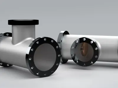 Check Valve Low-poly 3D model