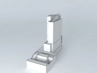 Trust Business Center Free 3D model