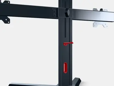 Rapture Monitor Arm TURRET DX - fekete Low-poly 3D model