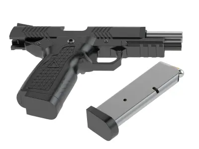 Detonics MTX 3D model