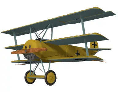 Fokker Dr I 3D model