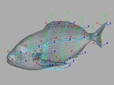 Orada - Oblada Melanura Low-poly 3D model