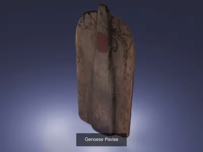 Genoese Soldiers Kit 3D Model Collection