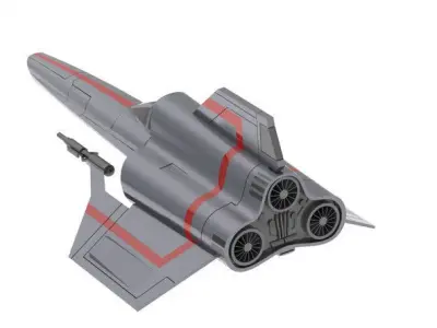 Viper Fighter Free 3D model