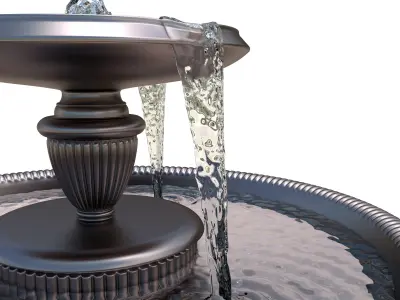 Erskine Memorial Fountain 3D model