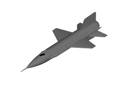 North American X-15 3D model