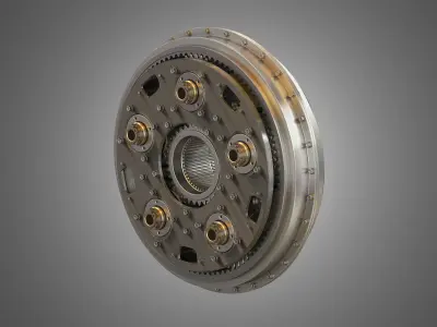 PW GTF Engine Gearbox 3D model