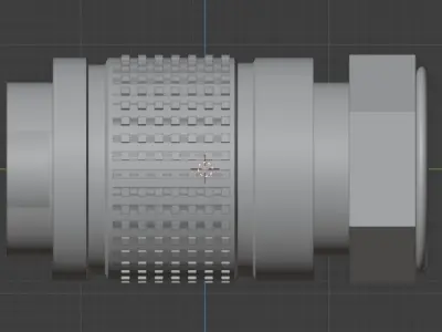 Gas connector 3D model