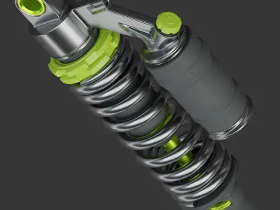 Shock Absorber 3D model