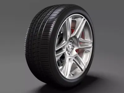 HSV GTS Maloo GEN F2 2017 wheel 3D model