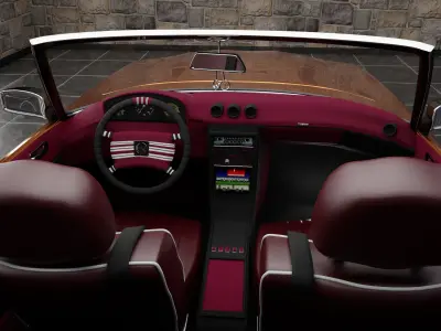 Mercedes-Benz r107 SL 450 Free 3D model