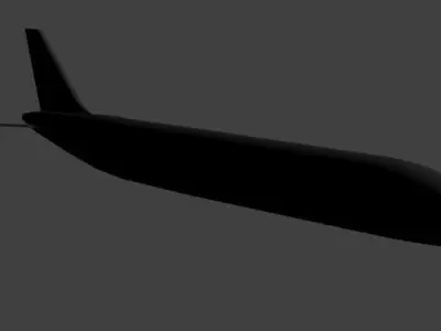 Airbus A320-200 Low-poly 3D model