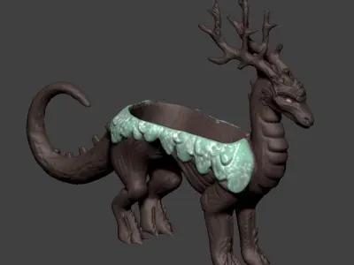 Forest protector planter - STL for 3D printing 3D print model