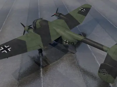 Arado Ar-232A 3D model