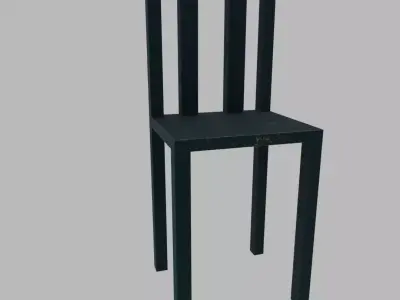 Soviet chair Free low-poly 3D model