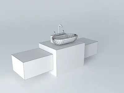 Bahroom sink Free 3D model