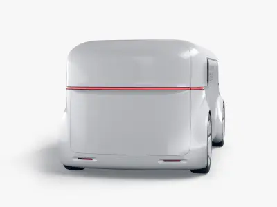 Autonomous Commercial Delivery Drone 3D model