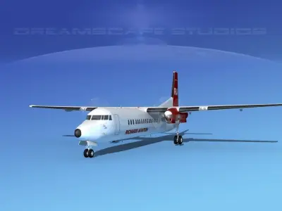 Fokker F-60 Richards Aviation 3D model