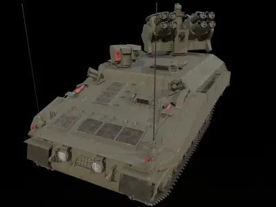 Alvis Stormer Low-poly 3D model