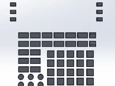 Airbus A330 MCDU 3D Print Model V2 3D print model