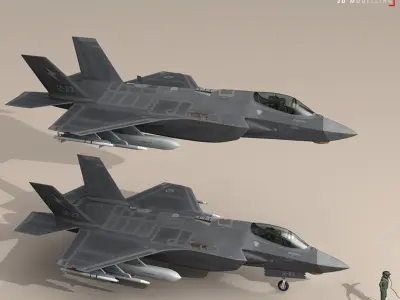 F 35 A Royal Australian Air Force 3D model