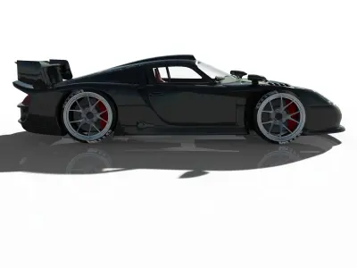 PORSCHE 911 GT 1 Free 3D model