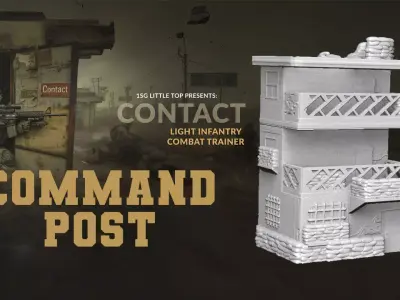 Modern Military Command Post Tactical HQ 3D print model