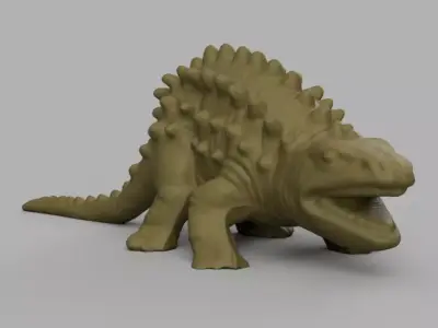 Dinosaure pic dos 3D print model