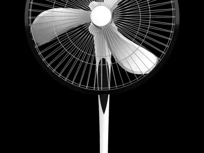 ventilator fan 3D model