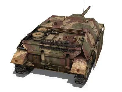 Jagdpanzer IV - L70V - 322 - Late Production 3D model