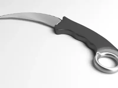 Karambit Knife 1 3D model