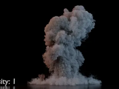 Bomb Strike Explosion 3D model