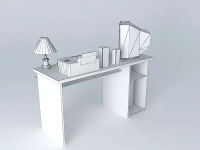 My desk Free 3D model
