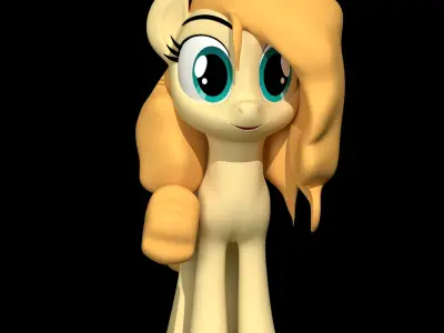 Buttercup MLP Model Free 3D model
